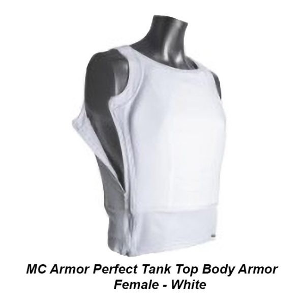 Mc Armor Perfect Tank Top Body Armor, Female  White, For Sale, In Stock, On Sale