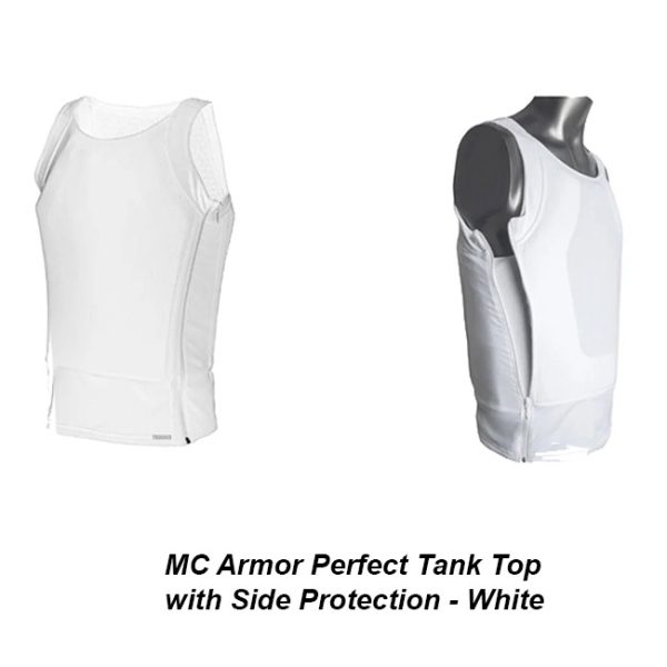 Mc Armor Perfect Tank Top With Side Protection  White