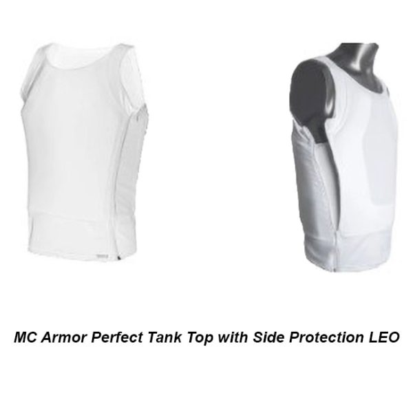 Mc Armor Perfect Tank Top With Side Protection Leo, White For Sale, In Stock, On Sale