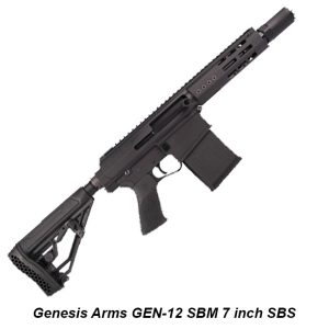 Genesis Arms GEN-12 SBM 7 inch SBS, K-G103-32, for Sale, in Stock, on Sale