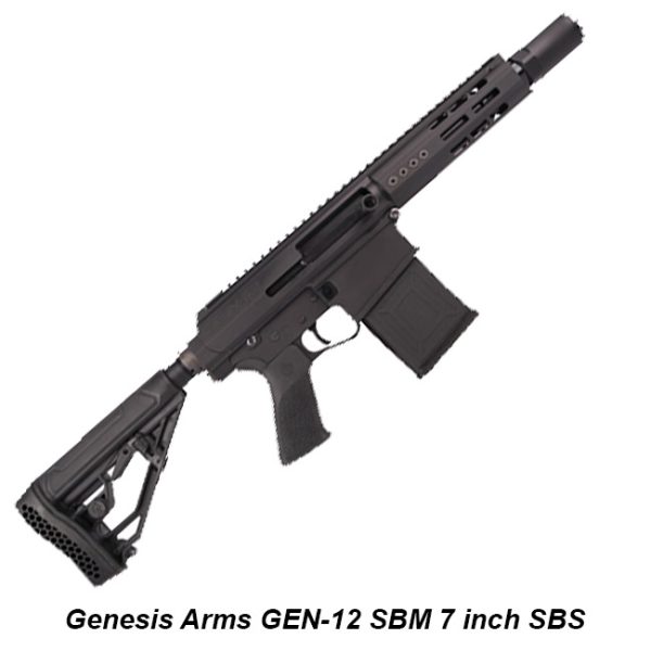 Genesis Arms Gen12 Sbm 7 Inch Sbs, Kg10332, For Sale, In Stock, On Sale