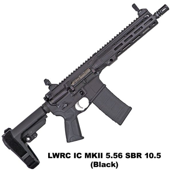 Lwrc Icmkii Pistol, Lwrc Icmk2 Pistol, Black, Icmkiip5B10Sba3, 850069802424, New Lwrc Ar15 Pistol, For Sale, In Stock, On Sale