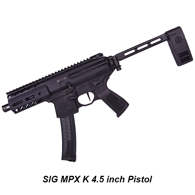 Sig Mpx K 4.5 Inch Pistol, Pmpx4B935, 798681666744, For Sale, In Stock, On Sale