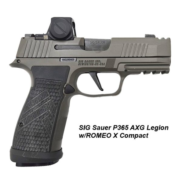 Sig Sauer P365 Axg Legion W/Romeo X Compact, 365Axgca9Legionrxx, 798681691913, For Sale, In Stock, On Sale