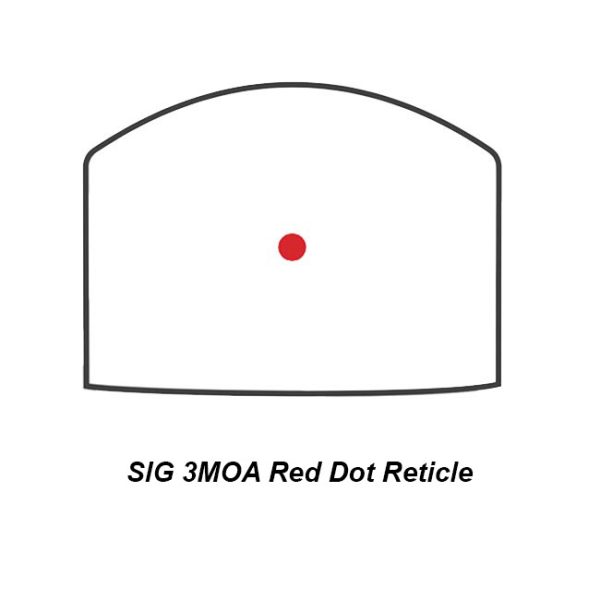 Sig 3Moa Red Dot Reticle