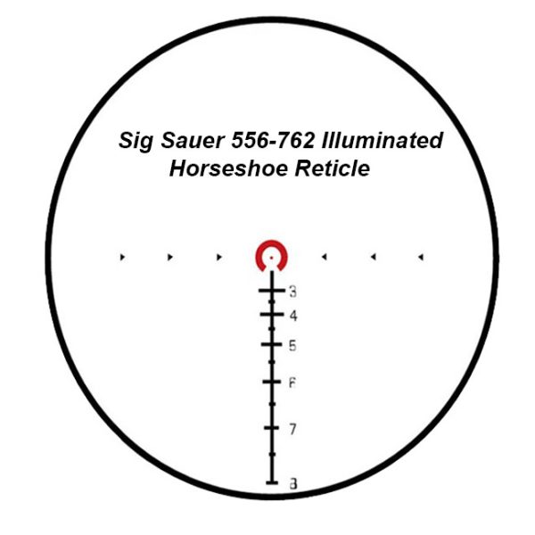 Sig Sauer 5.56/762 Horseshoe Reticle