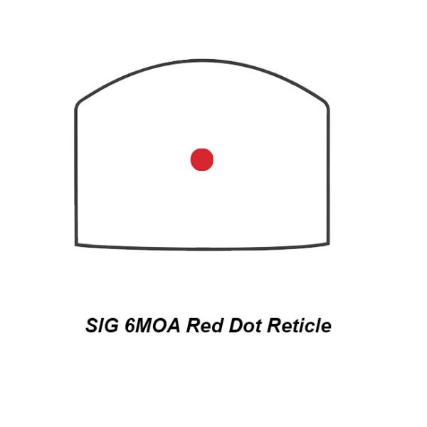 Sig 6Moa Red Dot Reticle