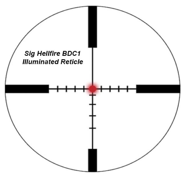 Sig Hellfire Bdc1 Illuminated Reticle