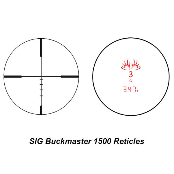 Sig Buckmaster 1500 Reticles