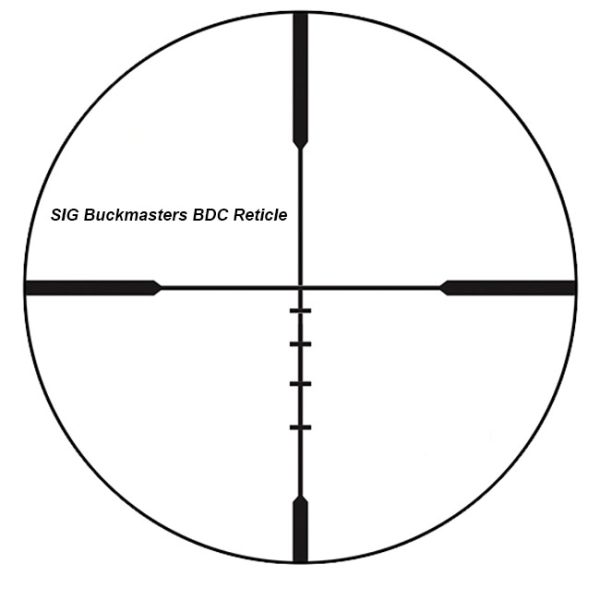 Sig Buckmasters Bdc Reticle