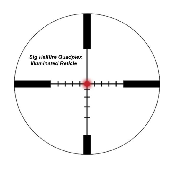 Sig Hellfire Quadplex Illuminated Reticle