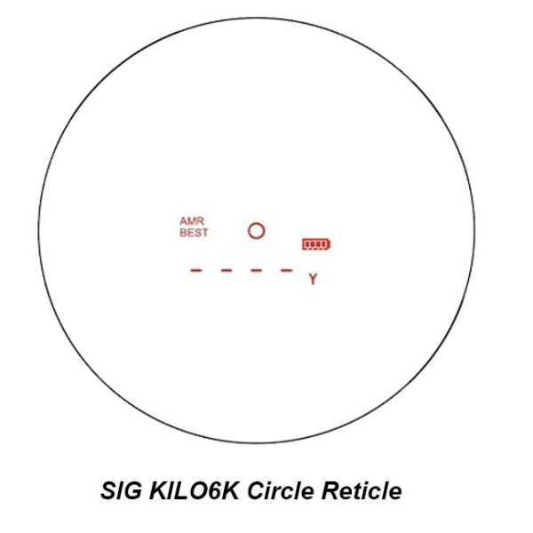 Sig Kilo6K Circle Reticle