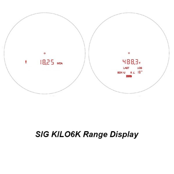 Sig Kilo6K Range Display