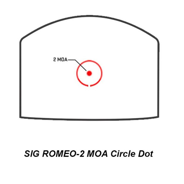 Sig Romeo2 Moa Circle Dot Reticle