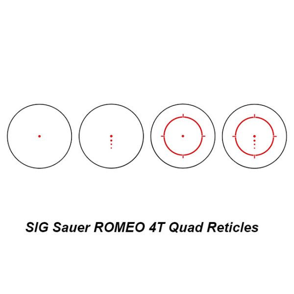 Sig Sauer Romeo 4T Pro Quad Reticles