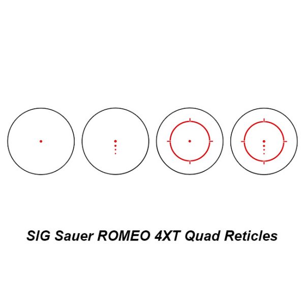 Sig Sauer Romeo 4Xt Pro Quad Reticles