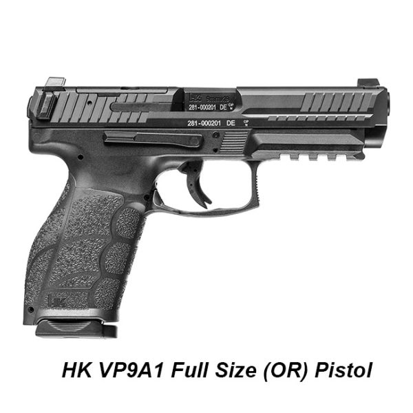 Hk Vp9A1 Full Size (Or) Pistol, 81001066, 642230268999, For Sale, In Stock, On Sale