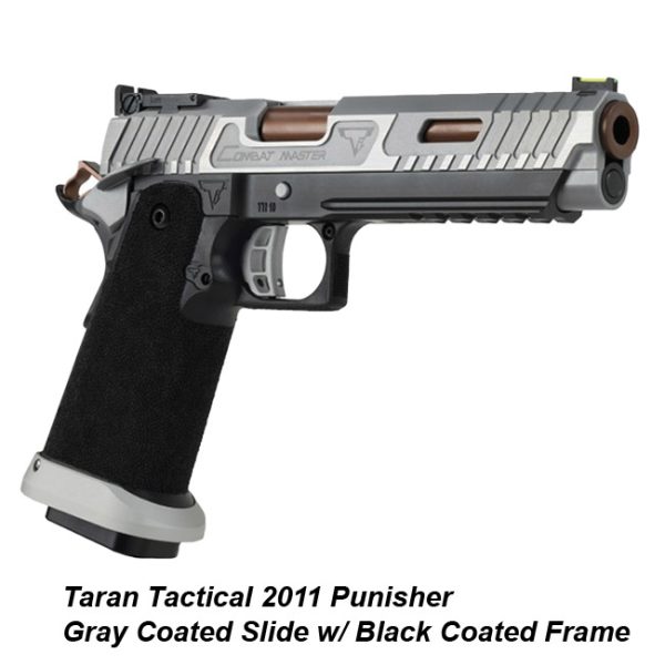 Taran Tactical 2011 Punisher Gray Coated Slide W/ Black Coated Frame