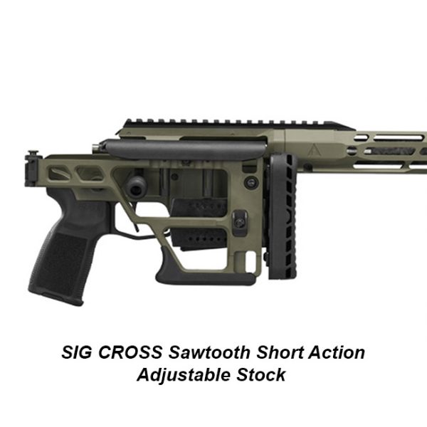 Sig Cross Sawtooth Short Action Adjustable Stock