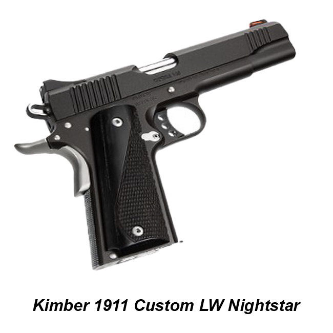 Kimber 1911 Custom Lw Nightstar, .45Acp, 9Mm, For Sale, In Stock, On Sale