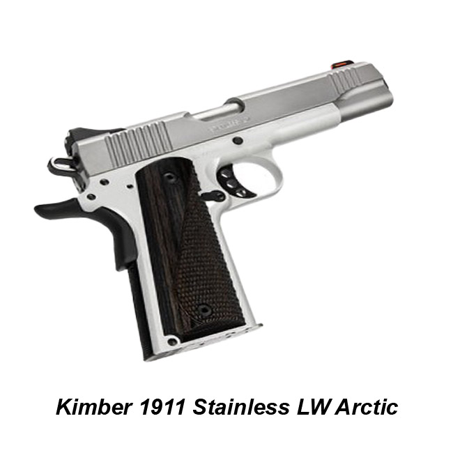 Kimber 1911 Stainless Lw Arctic, .45Acp, 9Mm, For Sale, In Stock, On Sale